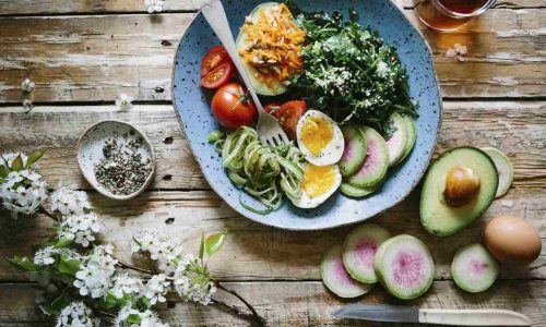 ensalada con huevos frescos de Agricovial